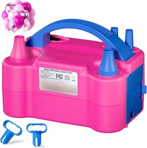$20 SINBEE Balloon Pump Electric Party Decorations - Portable Dual Nozzle Balloon Inflator for Party Balloons, Birthday, Baby Shower