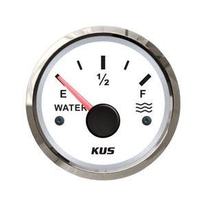 $24 KUS Waterproof 52mm Water Level Tank Meter Gauge Indicator 0-190ohm for Auto Marine Vehicles 12 24 Volts