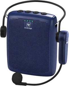 $45 WinBridge Voice Amplifier with Bluetooth Headset Mic, Portable PA System