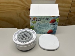 $70 Fruit and Vegetable Washing Machine, Rechargeable Fruit and Vegetable Cleaner Device, Ti Electrolysis Fruit and Veggie Washer, Waterproof Food Purifier for Produce, Meat, Seafood