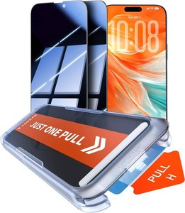 $35 TORRAS Uncrackable 9H for iPhone 17 Pro Max Privacy Screen Protector 12FT Military-Grade Anti Shatter Top 25  Anti Spy, Data Protection Full Coverage Tempered Glass, 2-Pack 6.9