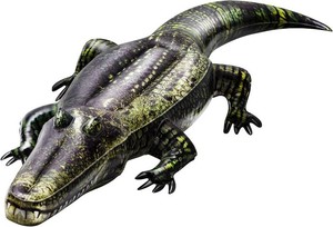 $20 Liliful 1 Pcs 49 Inflatable Alligator Pool Float Floating Alligator Decoy