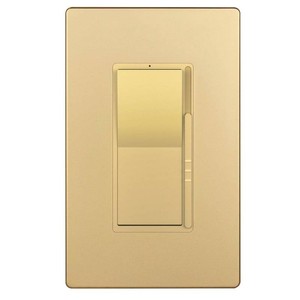 $31 TOPGREENER 300W LED Dimmer Light Switch, Single Pole3-Way, Gold, 1 Pack