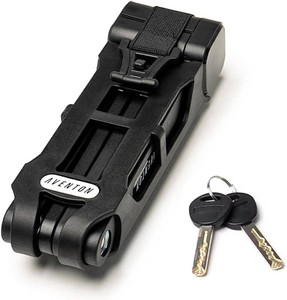 $36 Aventon Folding Lock Bike Locks Heavy Duty Anti Theft for 8.5mm Thick Steel Bars Bike Lock with Key of Electric Dirt Bike and Heavy Duty Bike