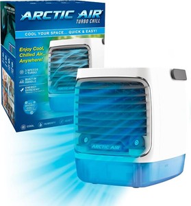 $40 Arctic Air Turbo Chill Evaporative Air Cooler, Swamp Cooler, 4 Speed