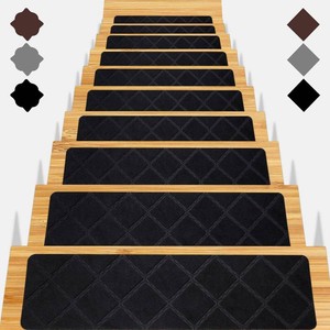 $30 Stair Treads for Wooden Steps 15pcs 8x30in Non-Slip Stairs Carpet Runner