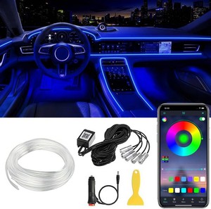 $20 Interior Car LED Strip Lights APP Control, 5 in 1 RGB Ambient Lighting Kit
