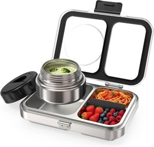 $45 HOMEKOL Stainless Steel Lunch Box for Kids with Thermo