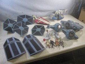 (EW7) Vintage Star Wars Toys as Shown