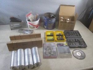(A-1) Driver Bits, Saw Blades, Stapelers and Staples, LED Light Bulbs and Other Misc