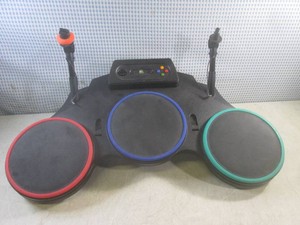 (RM4) RedOctane Xbox 360 Guitar Hero World Tour Wireless Drum Controller as Shown