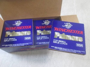 (EC1) Box of 1,000 Count Winchester Primers for Small Rifle Loads
