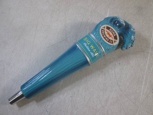 (FS) Kona Brewing Big Wave Golden Ale Beer Tap Handle 11 14