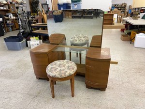 Makeup Desk with Stool