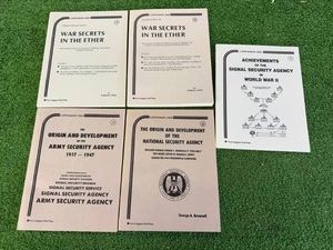 Aegean Park Press War Secrets in the Ether Vol 1 & 2, & Security Agency Books