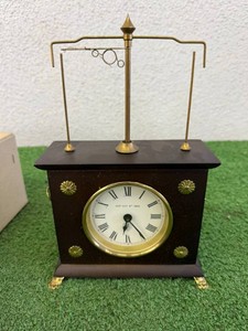 Vintage Jerome & Co Ignatz Flying Pendulum Clock in Original Box