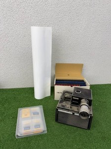 Bell & Howell Slide Cube Projector, Photo Paper, Book of Assorted Electronic Resistors & Box of Plastic Bindings