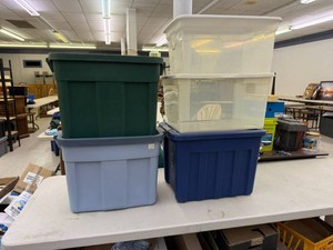 5 Totes with Lids
