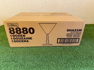 Full Case (12) Shazam 10 oz Martini Glasses