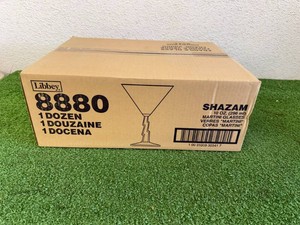 Full Case (12) Shazam 10 oz Martini Glasses