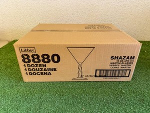 Full Case (12) Shazam 10 oz Martini Glasses