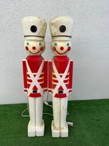 Vintage Toy Soldier Blow Molds