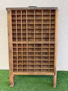Antique Letterpress Printers Typeset Tray