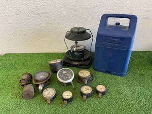 Vintage Speedometers, Gauges & Coleman Lantern