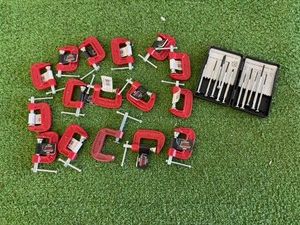 1 C Clamps & Small Screwdriver Kit