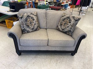 Signature Design by Asley Blackwood Taupe Loveseat 64" long