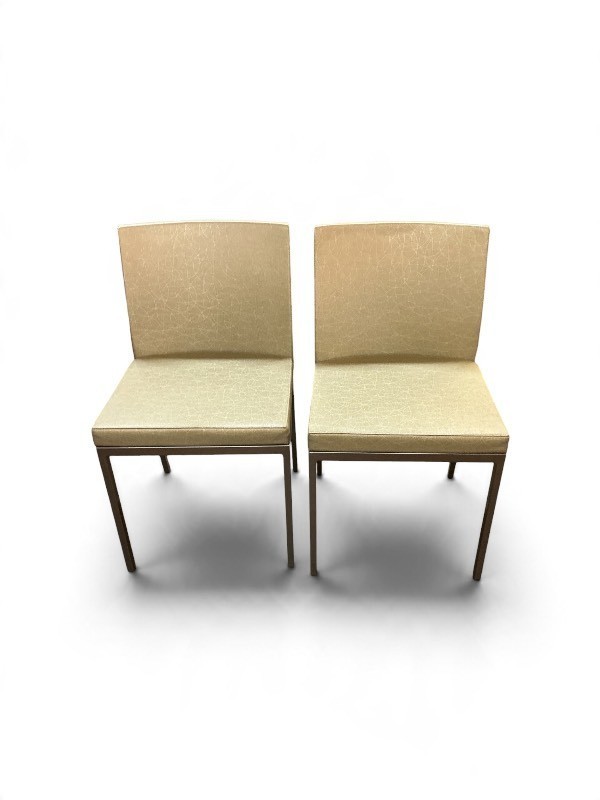 Set of two Stylex Mark 2 Armless Guest Stack Chair