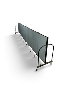Screenflex collapsible divider on wheels Retail $999
