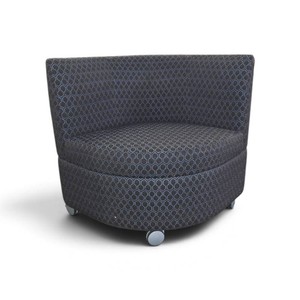 Modular wedge lounge chair from the Achella Modular Collection produced by Arcadia