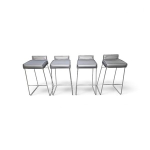 Set of 4 Allermuir Tommo High Stools designed by Mark Gabbertas Retail $1300