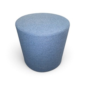 Blu Dot Bumper Small Ottoman- Vesper Marine Blue Retail $399