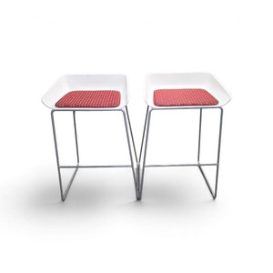 Steelcase Turnstone Scoop Bar Height Stool-Circle Pattern Retail $550