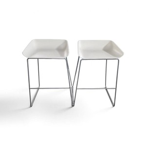 Steelcase Turnstone Scoop Bar Height Stool- White Retail $550