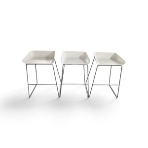 Steelcase Turnstone Scoop Bar Height Stool- White Retail $550