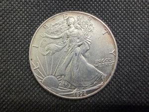 1992 BU American Silver Eagle