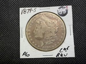 Better Date Top 100 Coin 1879-S Reverse of 78 Morgan Silver Dollar