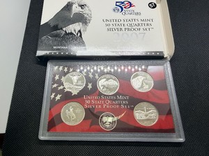 2007 U.S. Mint State Quarter Silver Proof Set - Greysheet Value is $60.05