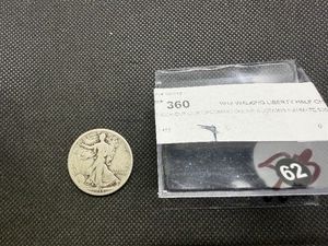 1918 Walking Liberty Silver Half Dollar