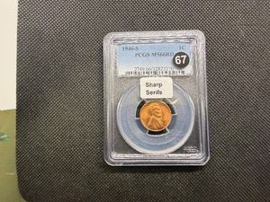 1946-S Lincoln Cent PCGS MS66 RD - PCGS Price Guide Value for an MS66 RD is $26