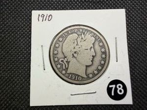 1919 Barber Silver Half Dollar