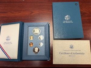 1987 U.S. Constitution Silver Prestige Mint Set in Original U.S. Mint Package with COA