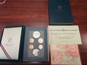 1997 Botanic Garden Silver Prestige Mint Set in Original U.S. Mint Package with COA