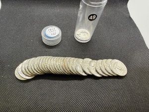 Twenty-Nine High Quality 1958 Silver Washington Quarters