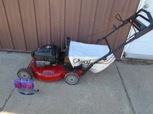 Toro GTS 6 hp personal pace lawn mower. Used condition. Tested & works. As shown.