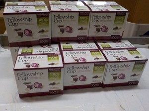 9 Fellowship Cup 100 Cups with Wafers per box