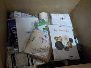 Large box of New Party Supplies
